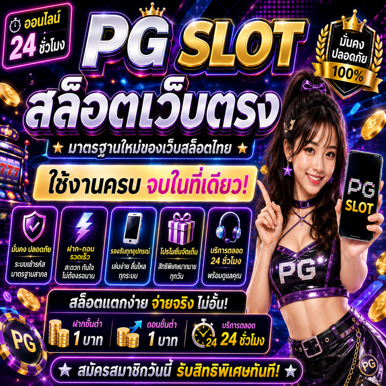 แบนเนอร์ PG SLOT